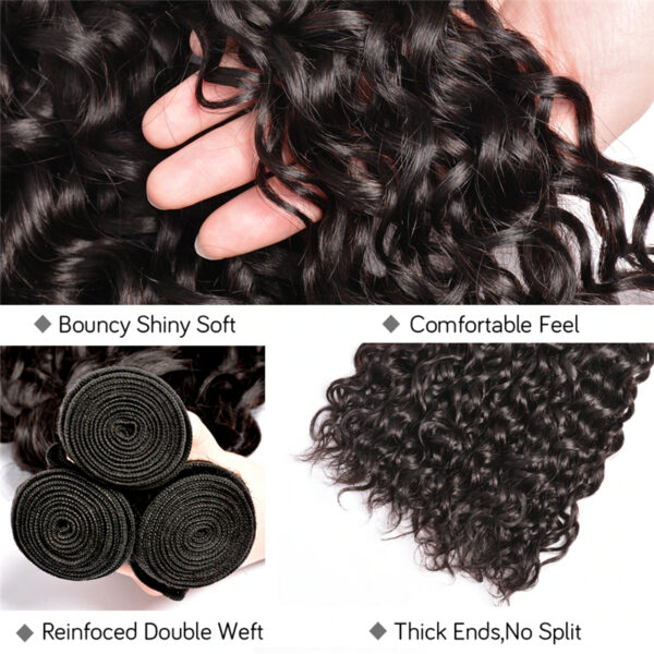 Virgin Hair Bundles Water Wave 5pcs - Image 7